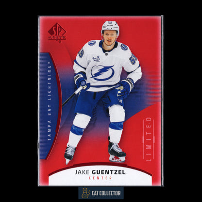 2025-26 UD SP Authentic JAKE GUENTZEL #7 Limited Red