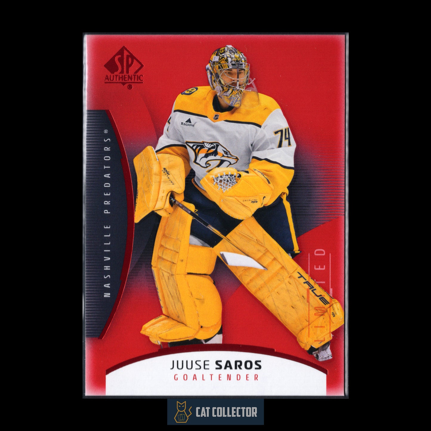 2025-26 UD SP Authentic JUUSE SAROS #90 Limited Red