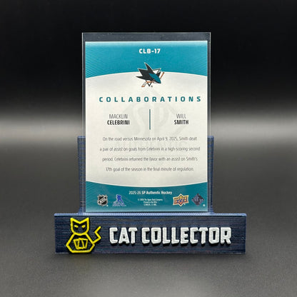 2025-26 UD SP Authentic MACKLIN CELEBRINI / WILL SMITH #CLB-17 Collaborations