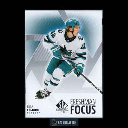 2025-26 UD SP Authentic LUCA CAGNONI #FF-21 Freshman Focus RC