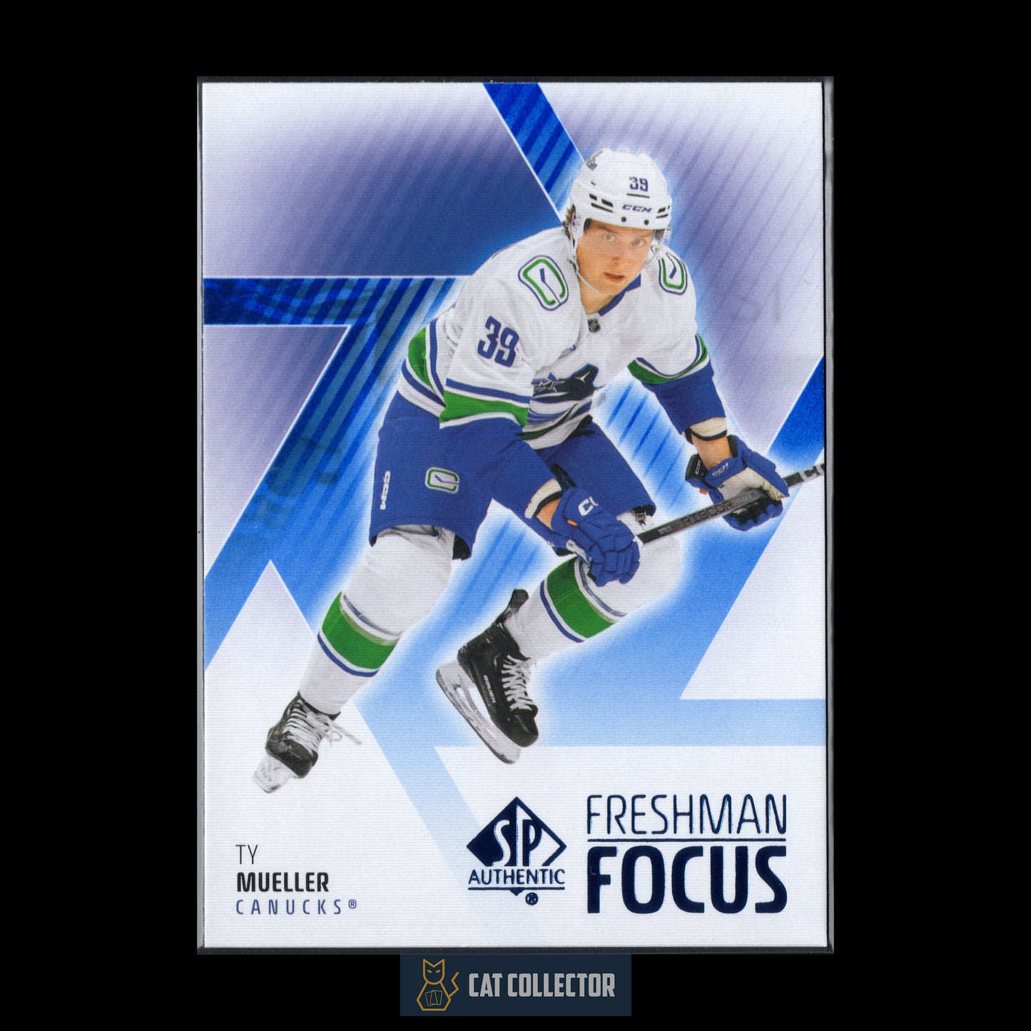 2025-26 UD SP Authentic TY MUELLER #FF-29 Freshman Focus Blue RC