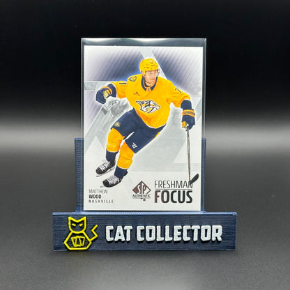 2025-26 Upper Deck SP Authentic MATTHEW WOOD #FF-49 Freshman Focus RC