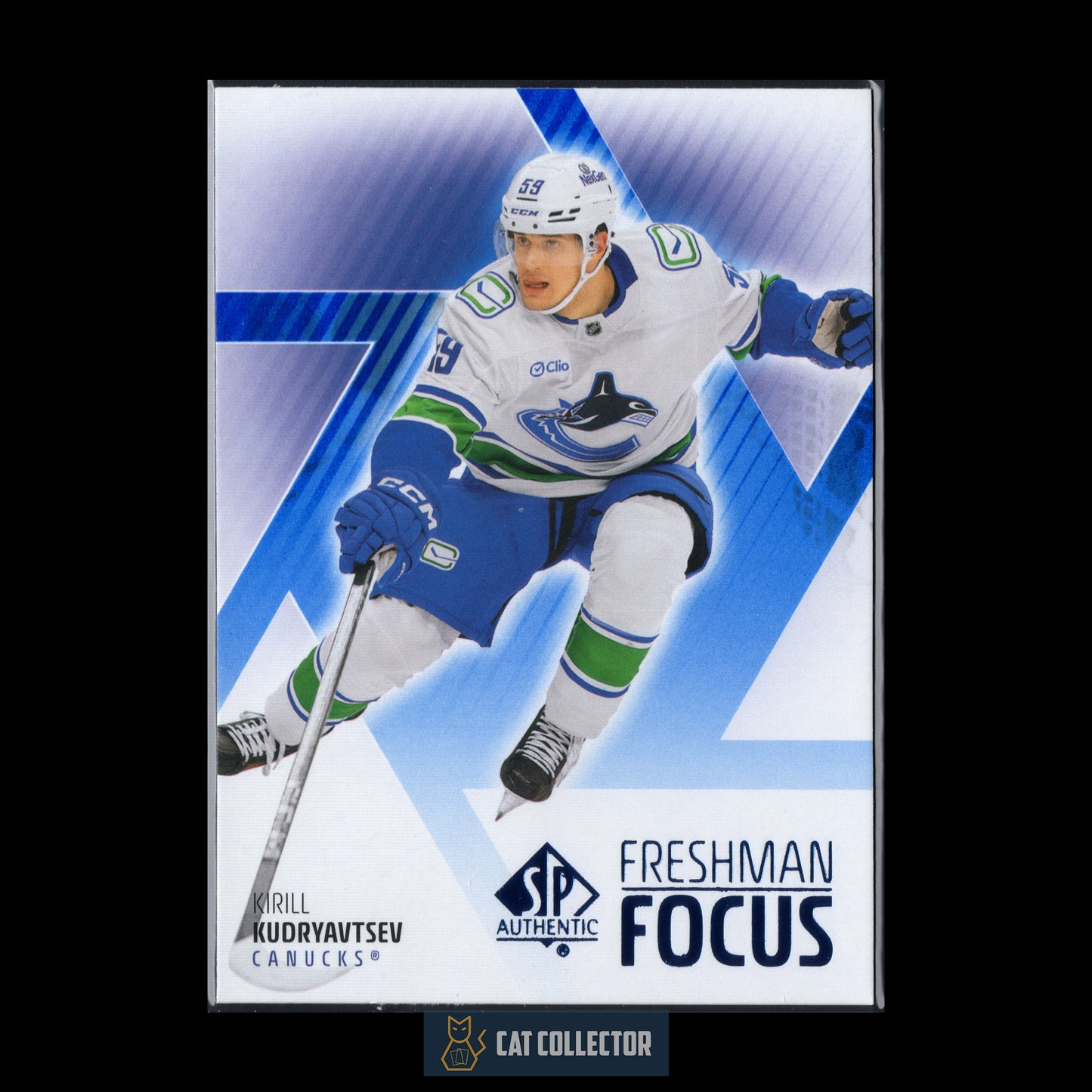 2025-26 UD SP Authentic KIRILL KUDRYAVTSEV #FF-8 Freshman Focus Blue RC