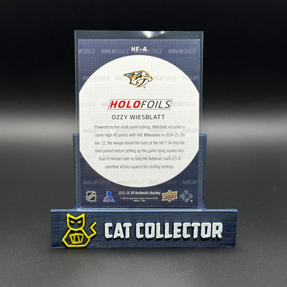 2025-26 UD SP Authentic OZZY WIESBLATT #HF-4 Holofoils RC