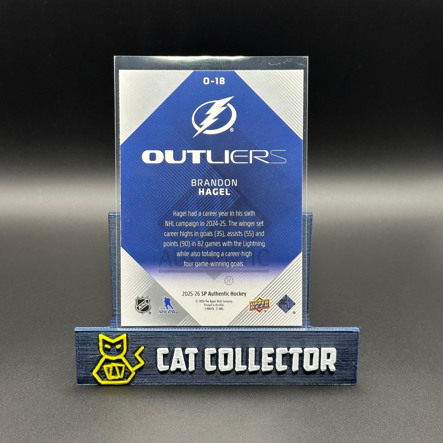 2025-26 UD SP Authentic BRANDON HAGEL #O-18 Outliers