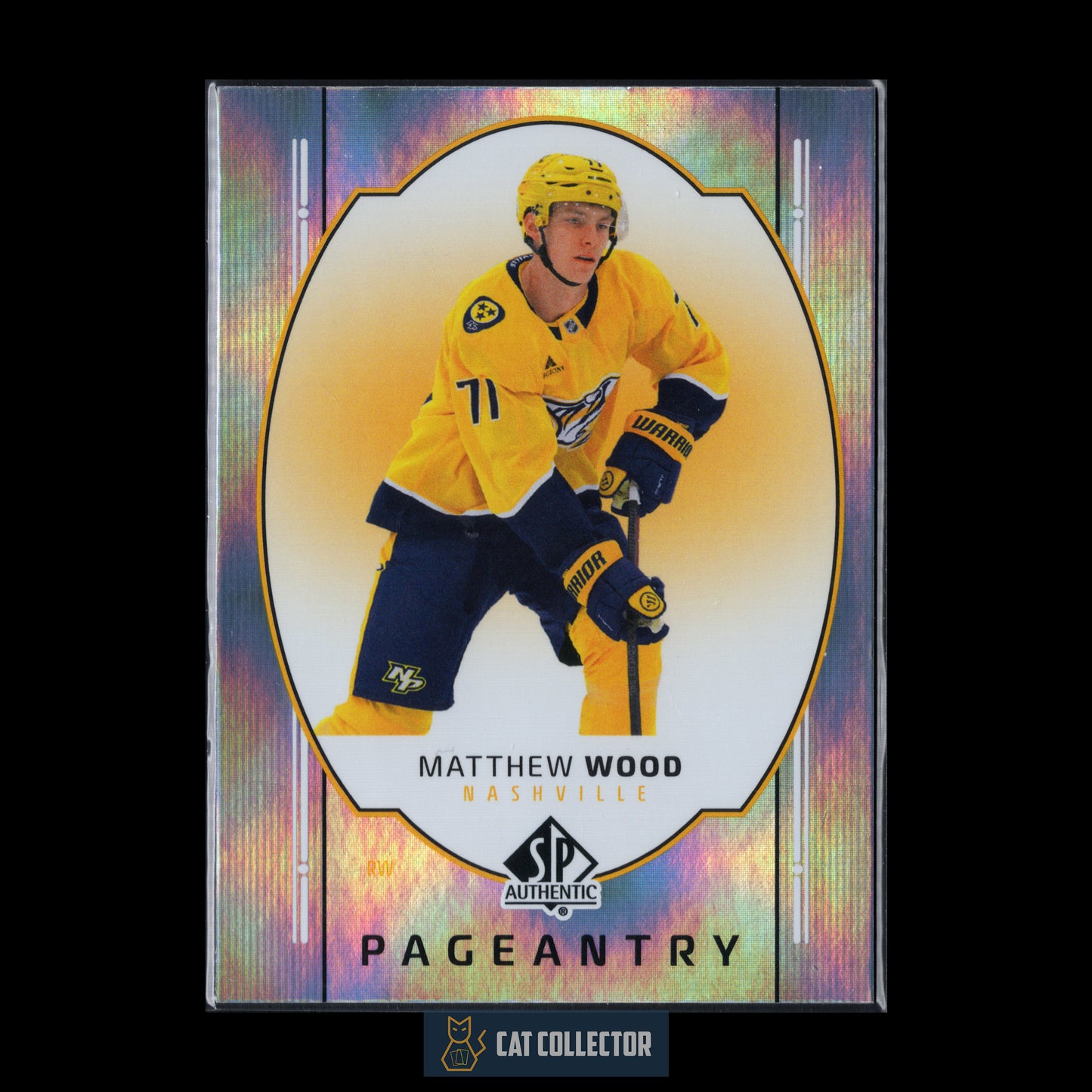 2025-26 UD SP Authentic MATTHEW WOOD #P-11 Pageantry RC