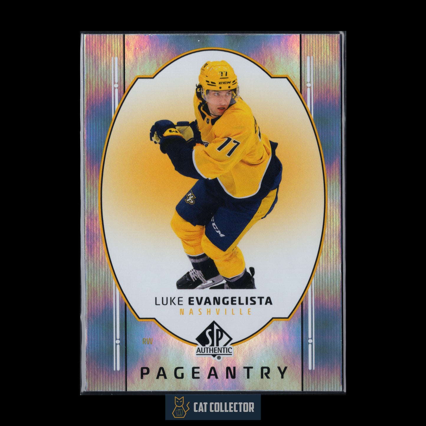 2025-26 UD SP Authentic LUKE EVANGELISTA #P-17 Pageantry