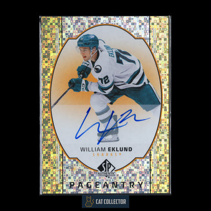 2025-26 UD SP Authentic WILLIAM EKLUND #P-69 Pageantry Auto