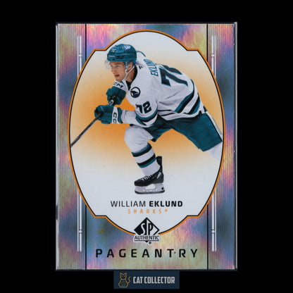 2025-26 UD SP Authentic WILLIAM EKLUND #P-69 Pageantry
