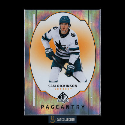 2025-26 UD SP Authentic SAM DICKINSON #P-79 Pageantry RC