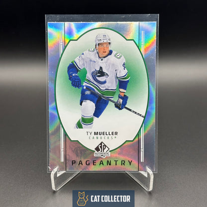 2025-26 UD SP Authentic TY MUELLER #P-89 Pageantry RC