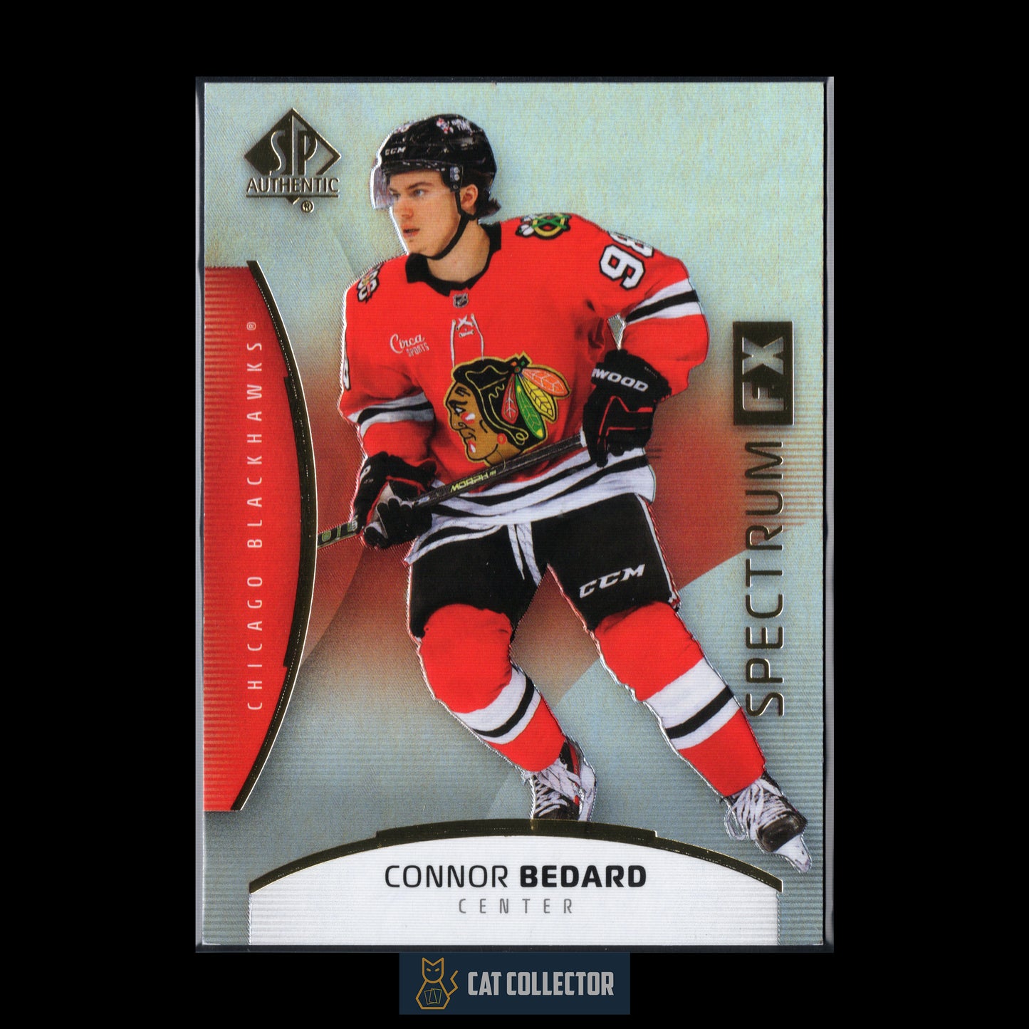 2025-26 UD SP Authentic CONNOR BEDARD #S-10 Spectrum FX Bounty UNSCRATCHED