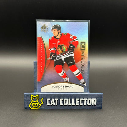 2025-26 UD SP Authentic CONNOR BEDARD #S-10 Spectrum FX Bounty UNSCRATCHED