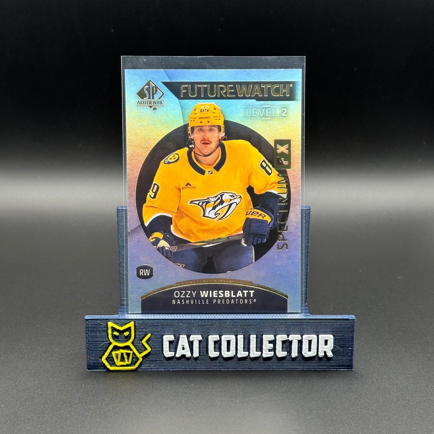 2025-25 UD SP Authentic OZZY WIESBLATT #S-66 Future Watch Spectrum FX Level 2 Bounty RC UNSCRATCHED