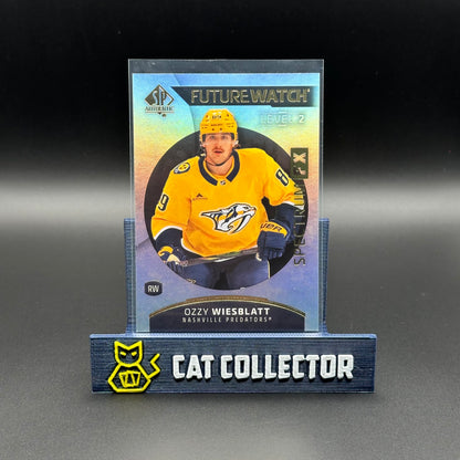 2025-25 UD SP Authentic OZZY WIESBLATT #S-66 Future Watch Spectrum FX Level 2 Bounty RC UNSCRATCHED