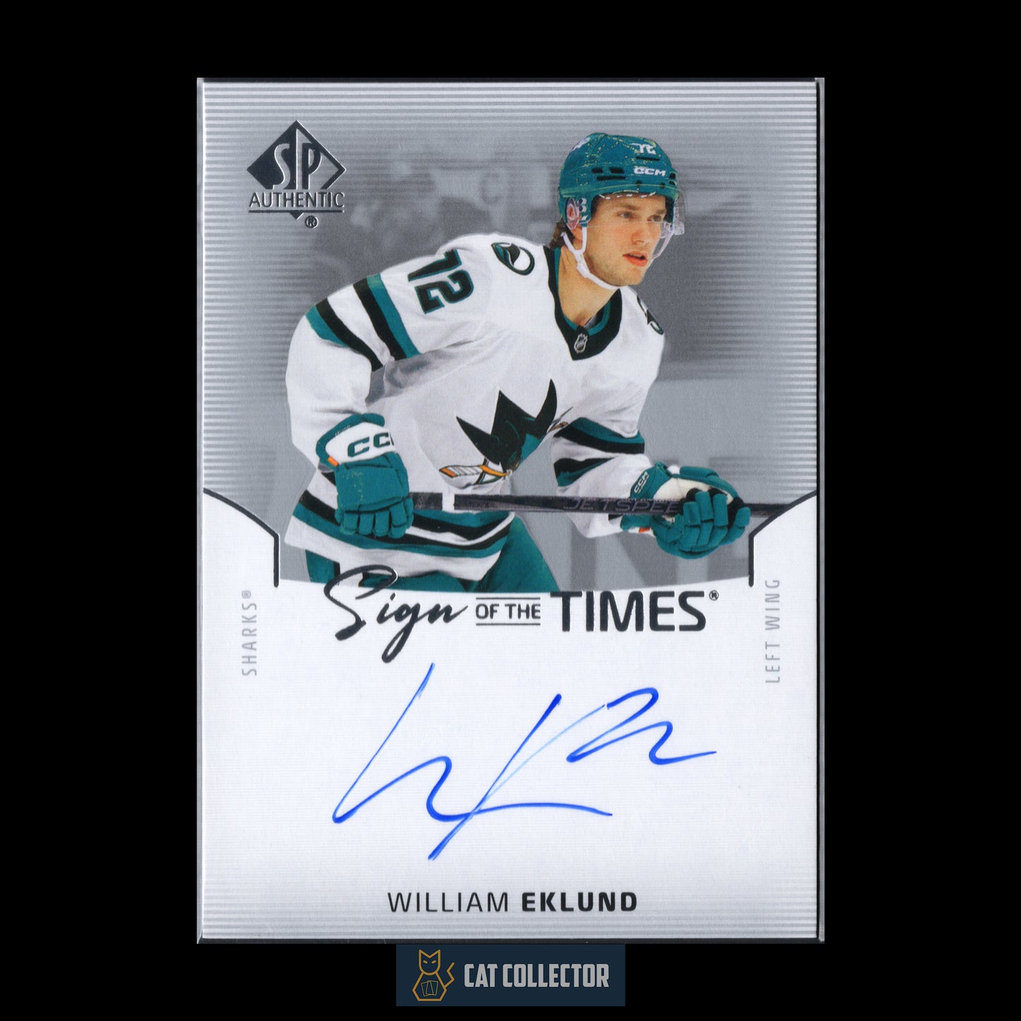 2025-26 UD SP Authentic WILLIAM EKLUND #SOTT-WE Sign of the times Auto