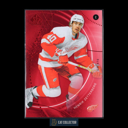 2025-26 Upper Deck SP Game Used HENRIK ZETTERBERG #139 Greats Red