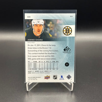 2025-26 Upper Deck SP Game Used ZDENO CHARA #44 Red