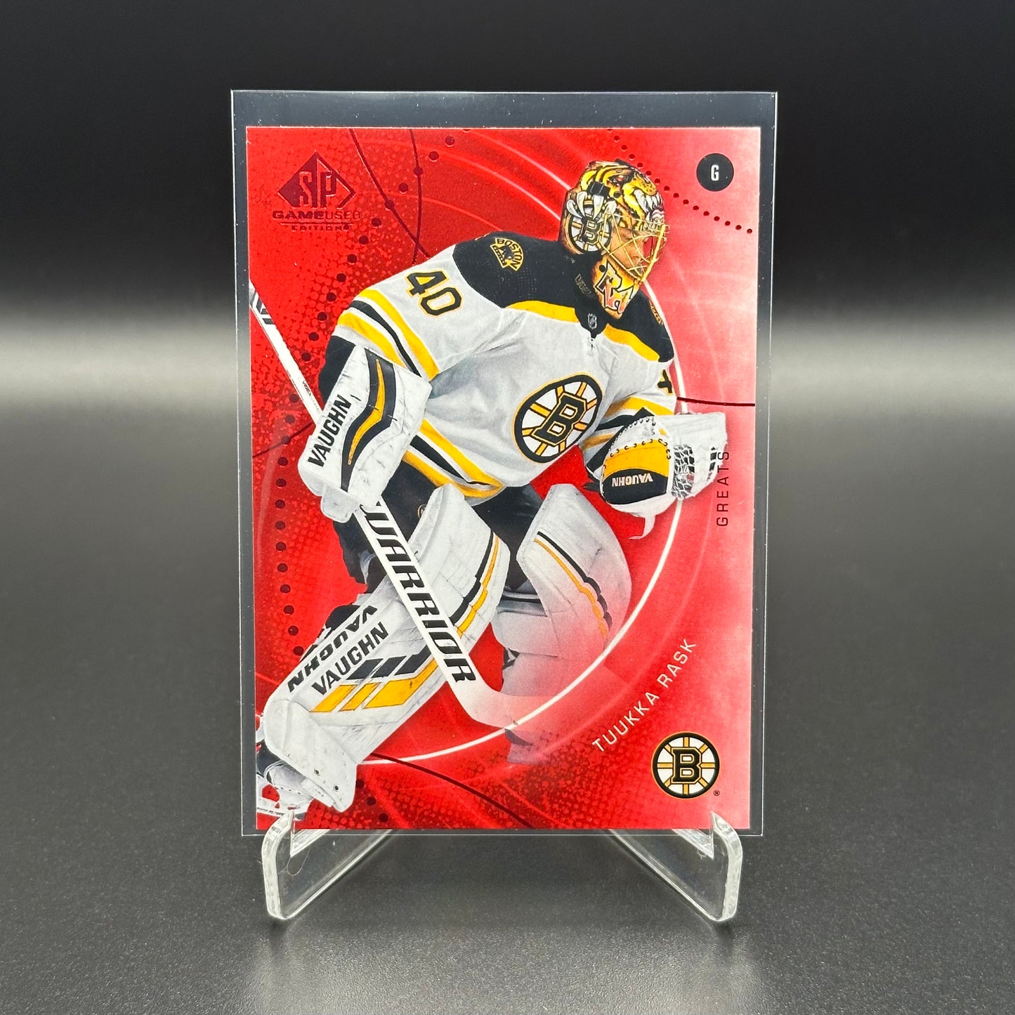 2025-26 Upper Deck SP Game Used TUUKKA RASK #92 Red