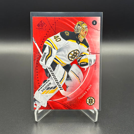 2025-26 Upper Deck SP Game Used TUUKKA RASK #92 Red