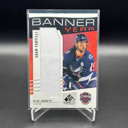 2025-26 Upper Deck SP Game Used ADAM FANTILLI #BYSS-AF Banner Year Stadium Series