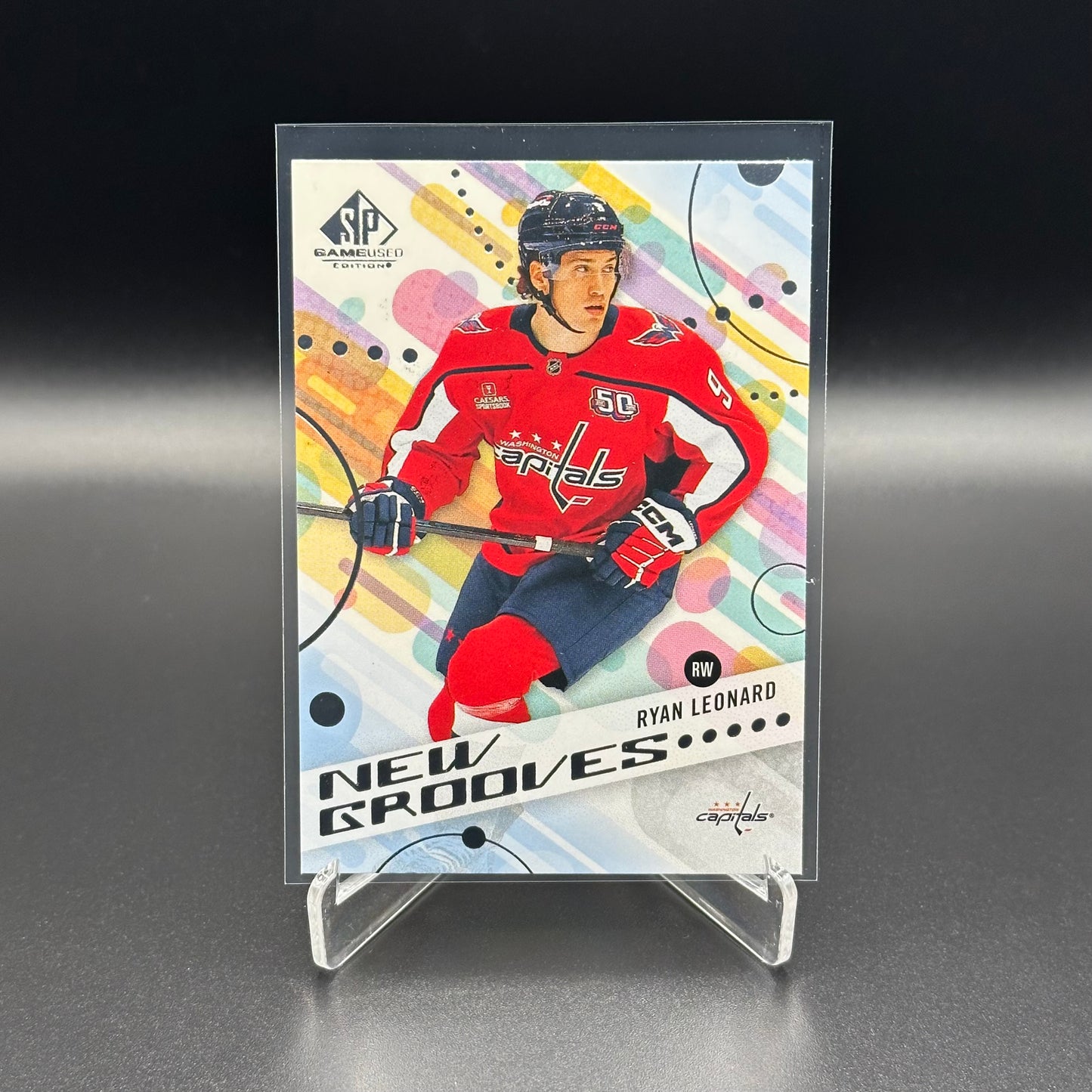 2025-26 Upper Deck SP Game Used RYAN LEONARD #NG-12 New Grooves Rookie RC
