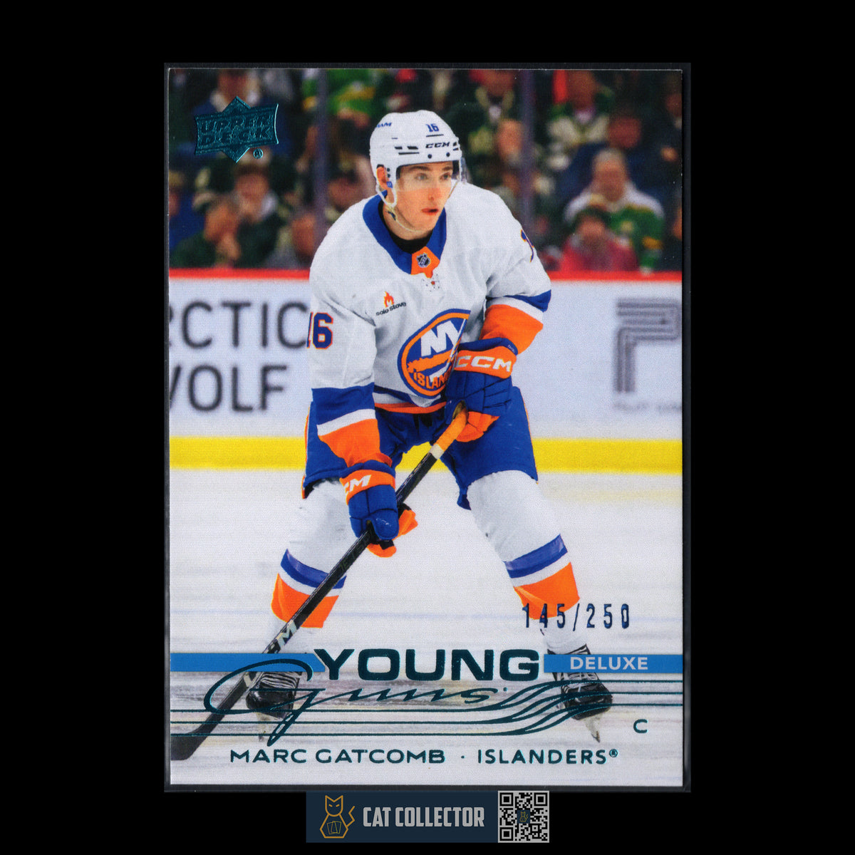 2025-26 UD Series 1 MARC GATCOMB #231 Young Guns Deluxe RC /250