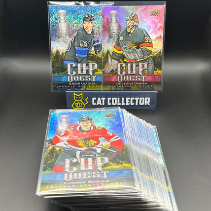 2025-26 UD Series 1 CUP QUEST inserts ~ VOUS CHOISISSEZ dans la liste!