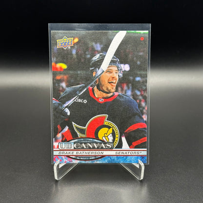 2025-26 Upper Deck Series 1 & 2 UD CANVAS insert ~ Vous CHOISISSEZ dans la liste!
