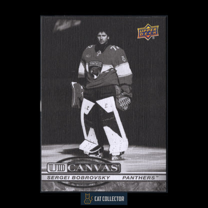 2025-26 Upper Deck Extended series SERGEI BOBROVSKY #C-354 UD Canvas Black & White