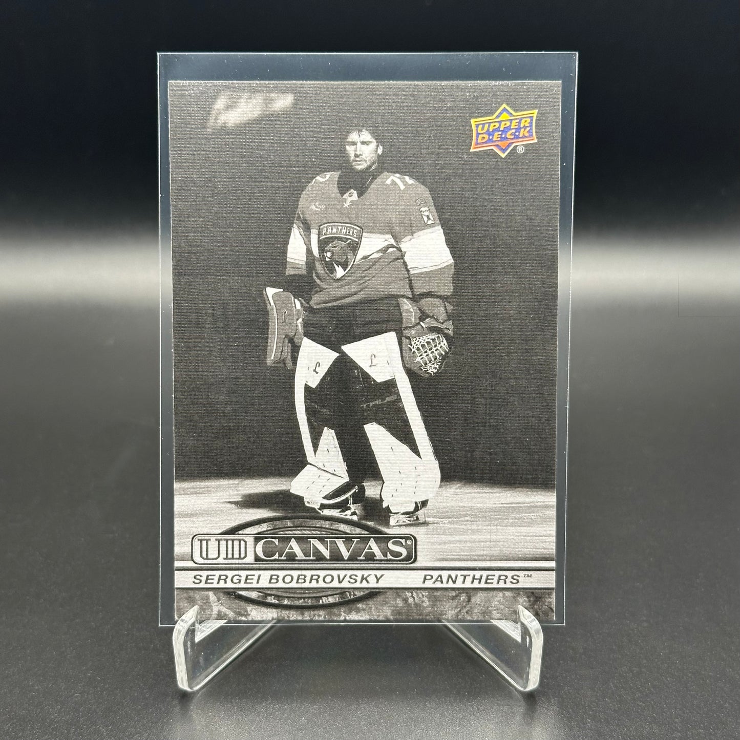 2025-26 Upper Deck Extended series SERGEI BOBROVSKY #C-354 UD Canvas Black & White