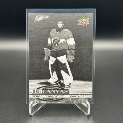 2025-26 Upper Deck Extended series SERGEI BOBROVSKY #C-354 UD Canvas Black & White
