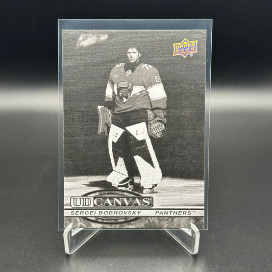 2025-26 UD Extended series SERGEI BOBROVSKY #C-354 UD Canvas Black & White