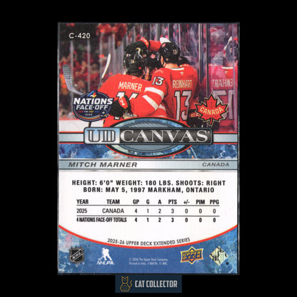 2025-26 UD Series 1, 2 et Extended UD CANVAS inserts ~ Vous CHOISISSEZ dans la liste!
