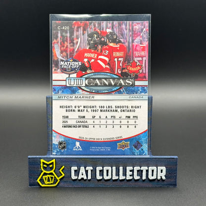 2025-26 UD Series 1, 2 et Extended UD CANVAS inserts ~ Vous CHOISISSEZ dans la liste!