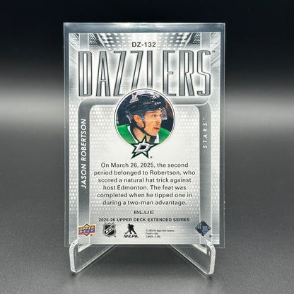 2025-26 Upper Deck Extended series JASON ROBERTSON #DZ-132 Dazzlers Blue