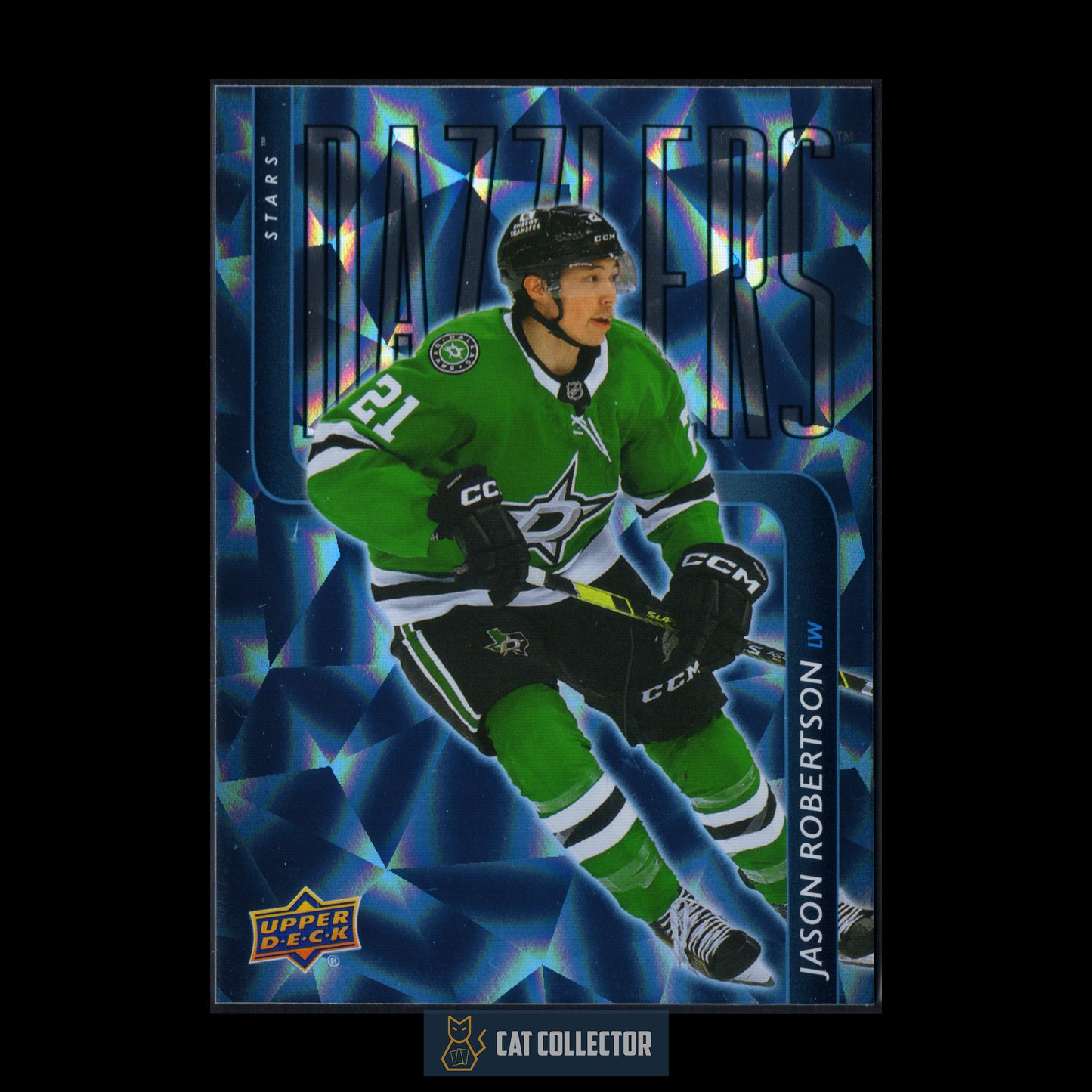 2025-26 Upper Deck Extended series JASON ROBERTSON #DZ-132 Dazzlers Blue