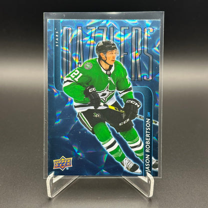 2025-26 Upper Deck Extended series JASON ROBERTSON #DZ-132 Dazzlers Blue