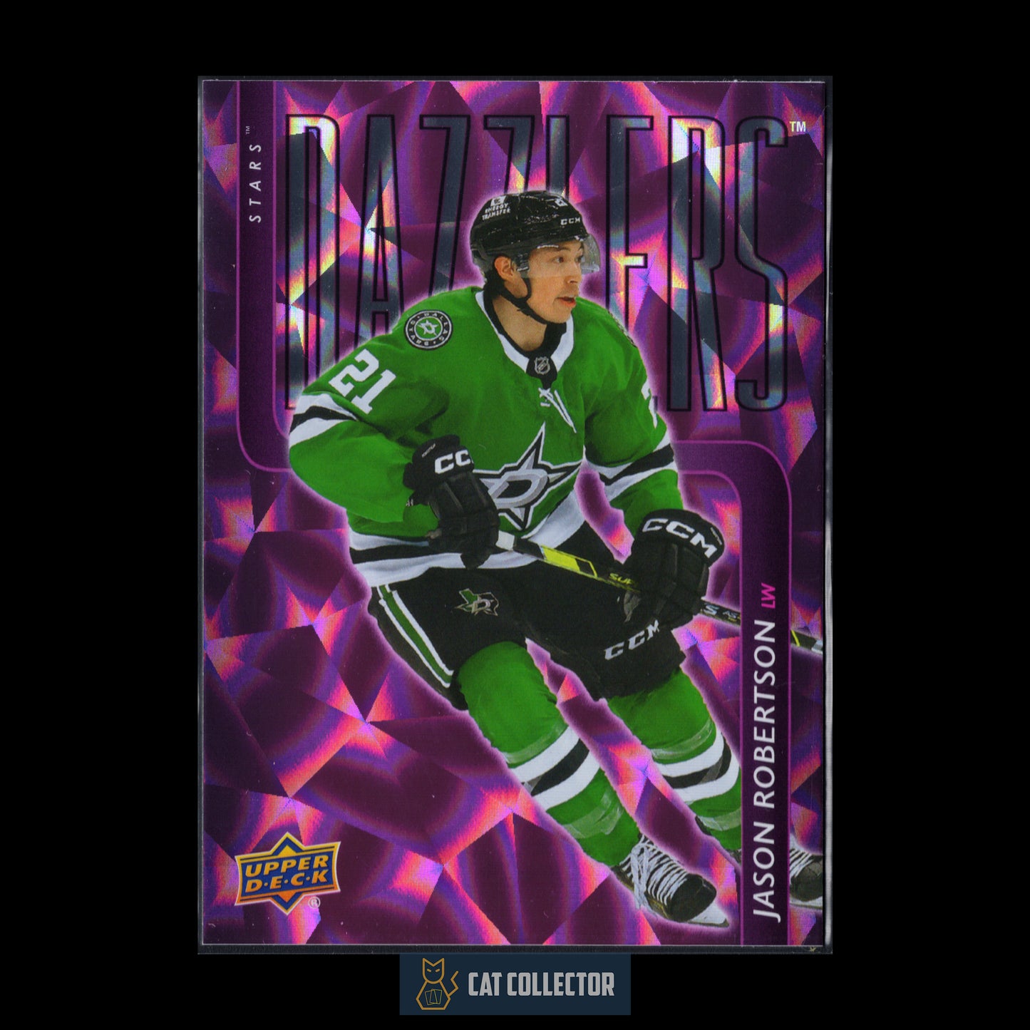 2025-26 Upper Deck Extended series JASON ROBERTSON #DZ-132 Dazzlers Pink
