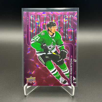 2025-26 Upper Deck Extended series JASON ROBERTSON #DZ-132 Dazzlers Pink