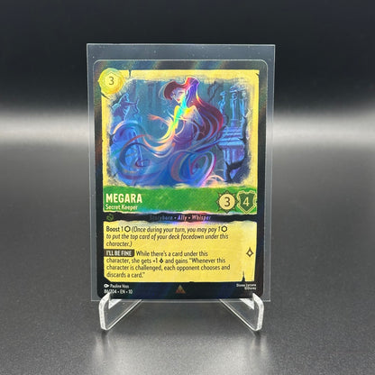 2025 Lorcana Whispers in the well MEGERA #86/204 Cold Foil Rare