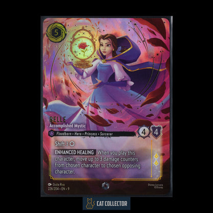 2025 Lorcana Fabled BELLE #226/204 Accomplished Mystic Enchanted (Alternate Art)