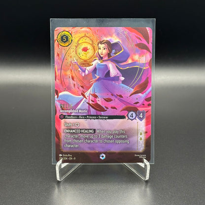 2025 Lorcana Fabled BELLE #226/204 Accomplished Mystic Enchanted (Alternate Art)