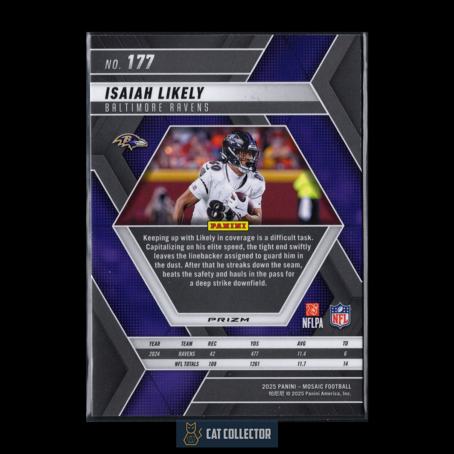 2025 Panini Mosaic ISAIAH LIKELY #177 Honeycomb