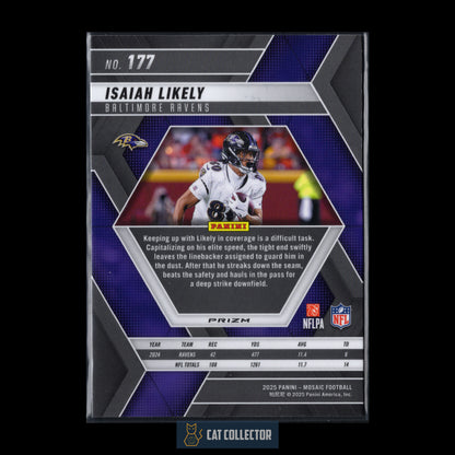 2025 Panini Mosaic ISAIAH LIKELY #177 Honeycomb