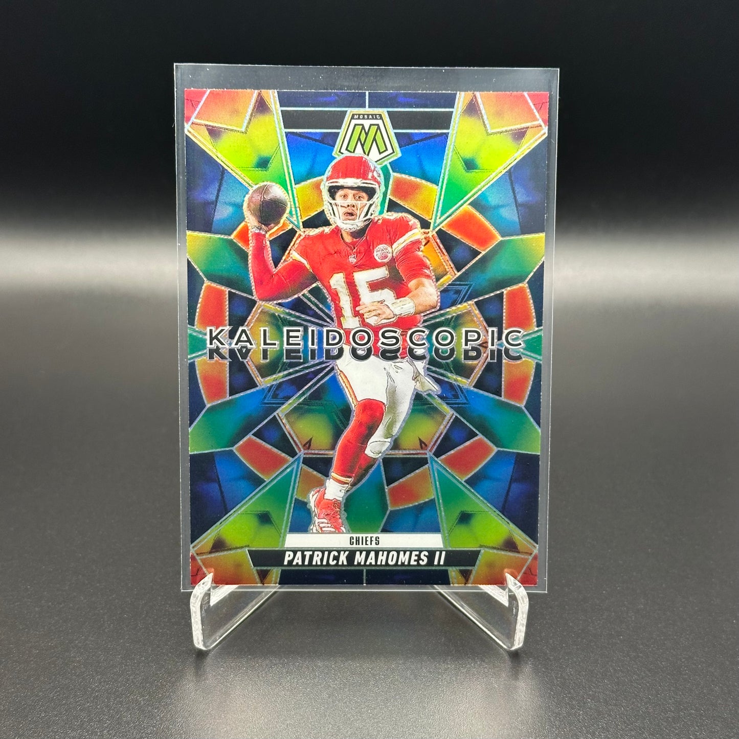 2025 Panini Mosaic Football PATRICK MAHOMES #1 Kaleidoscopic SSP