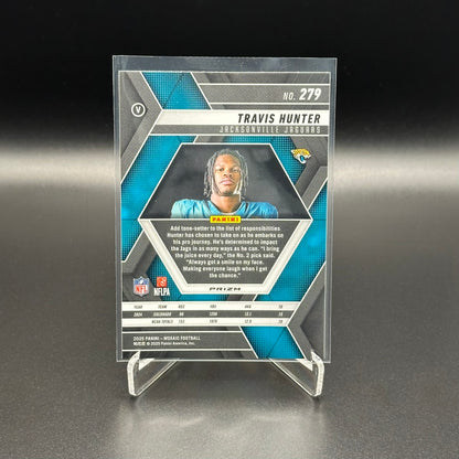 2025 Panini Mosaic TRAVIS HUNTER #279 Rookie Reactive Purple RC