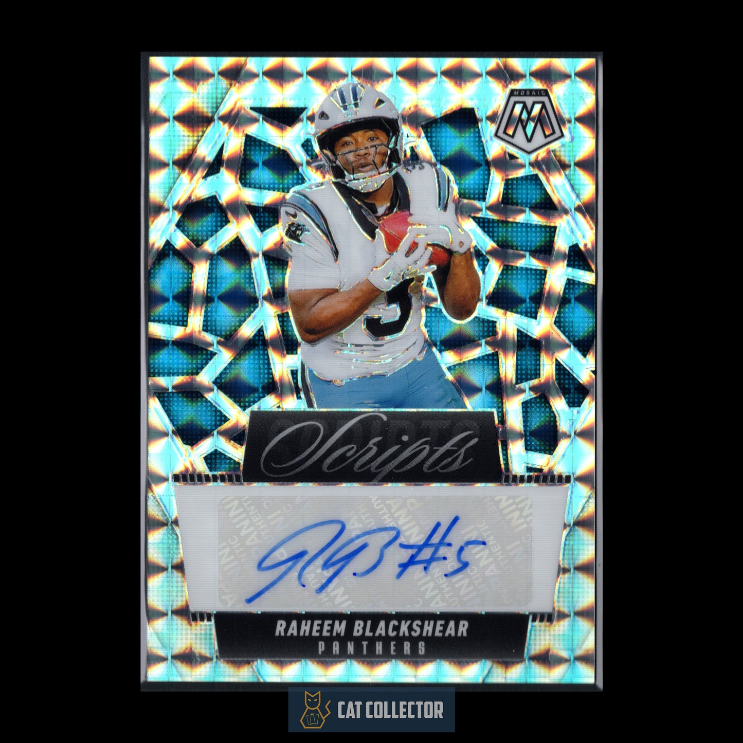 2025 Panini Mosaic RAHEEM BLACKSHEAR #SCR-RBR Scripts Auto Silver