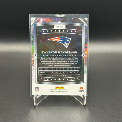2025 Panini Origins TREVEYON HENDERSON #105 Rookie RC