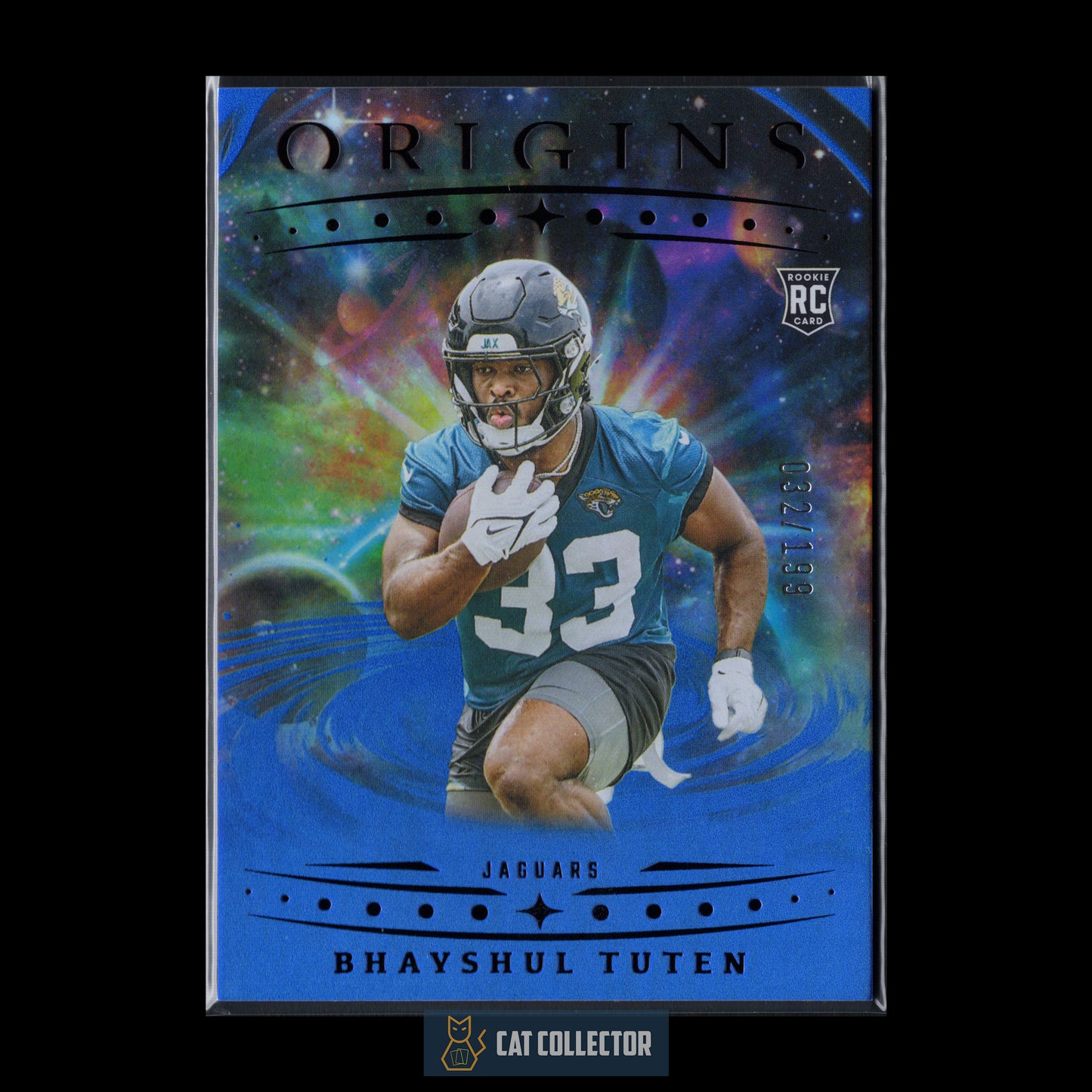 2025 Panini Origins BHAYSHUL TUTEN #113 Rookie Holo Blue RC /199